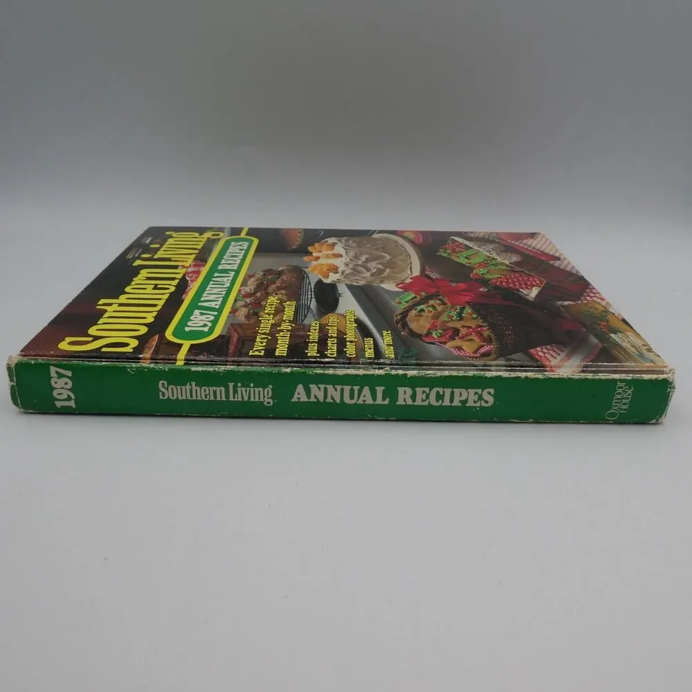 Vintage Southern Living 1987 Annual Recipes Hardcover Cookbook Oxmoor House